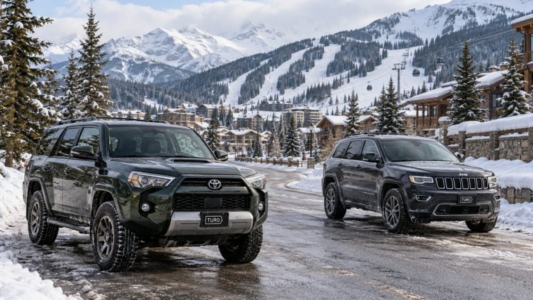 The best cars to rent for a ski trip