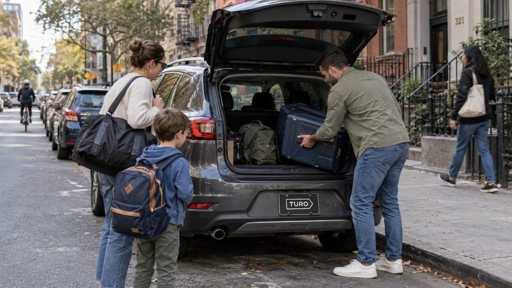 Turo car rental for city residents who drive occasionally.