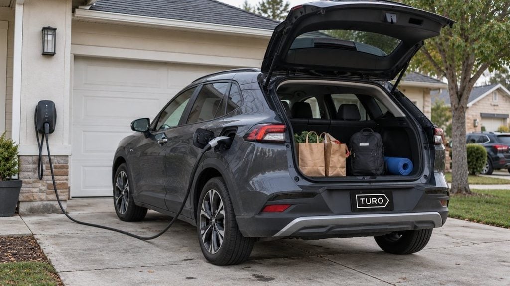 Trying an electric car on Turo before buying an EV.